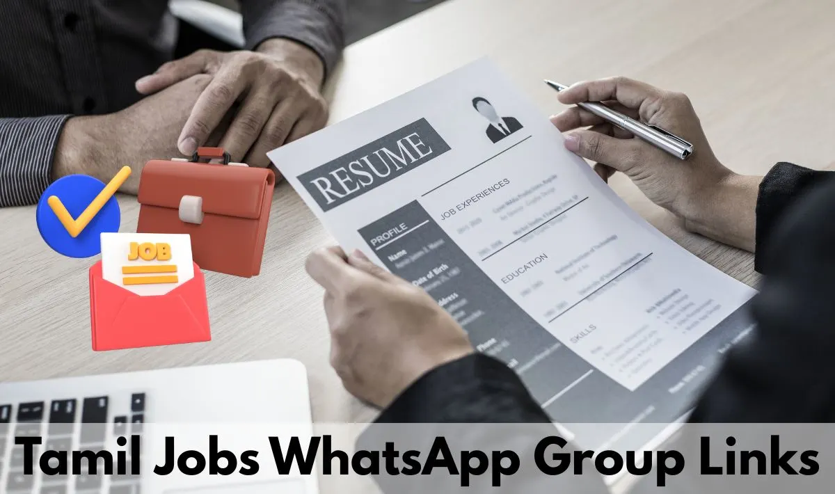 Tamil Jobs WhatsApp Group Links