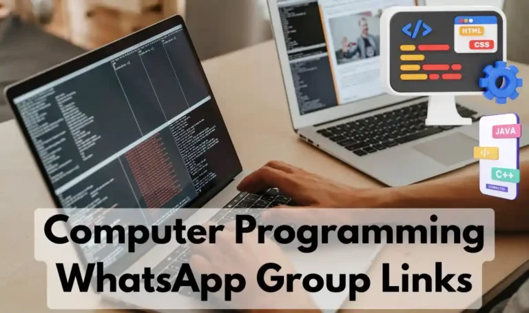 Computer Programming WhatsApp Group Links