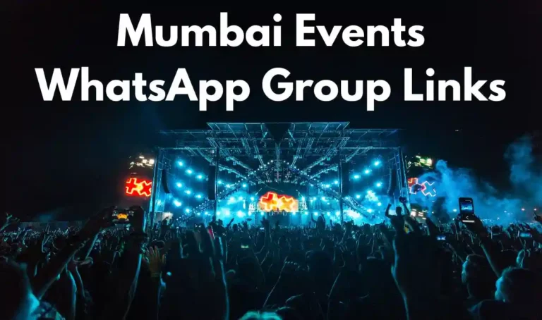 Mumbai Events WhatsApp Group Links