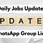 Jobs Updates WhatsApp Group Links