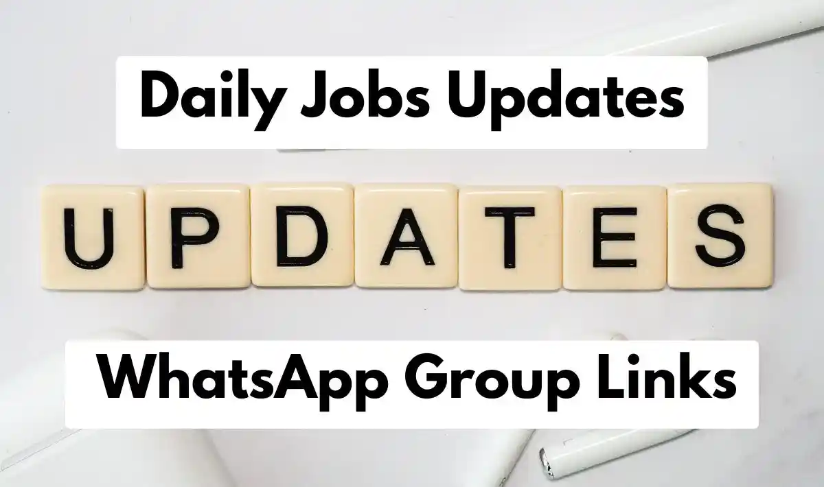 Jobs Updates WhatsApp Group Links