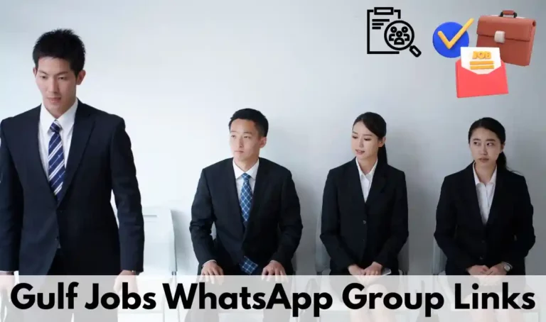 Gulf Jobs WhatsApp Group Links