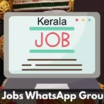 Kerala Jobs WhatsApp Group Links