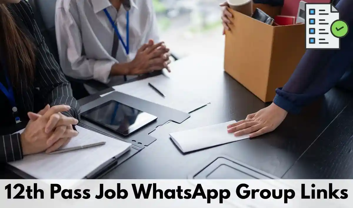 12th Pass Job WhatsApp Group Links