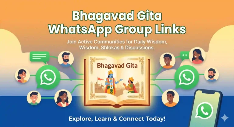 Bhagavad Gita WhatsApp Group Links
