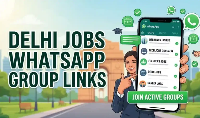 Delhi Jobs WhatsApp Group Links