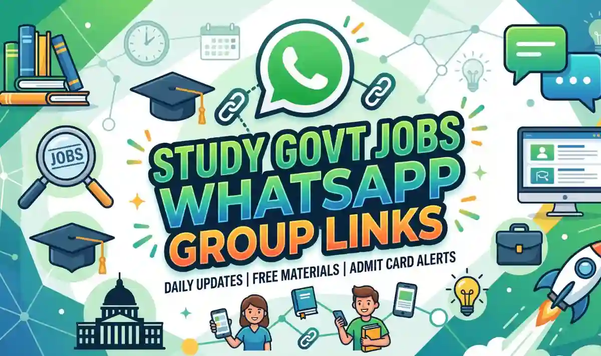 Study Govt Jobs WhatsApp Group Links