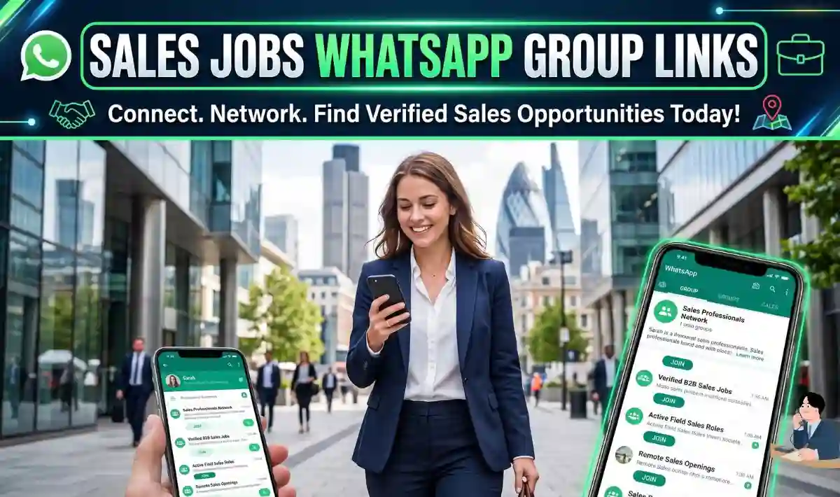 Sales Jobs WhatsApp Group Links